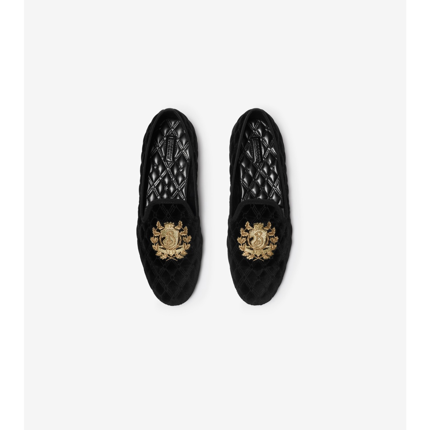 Quilted Velvet Estate Slippers​​