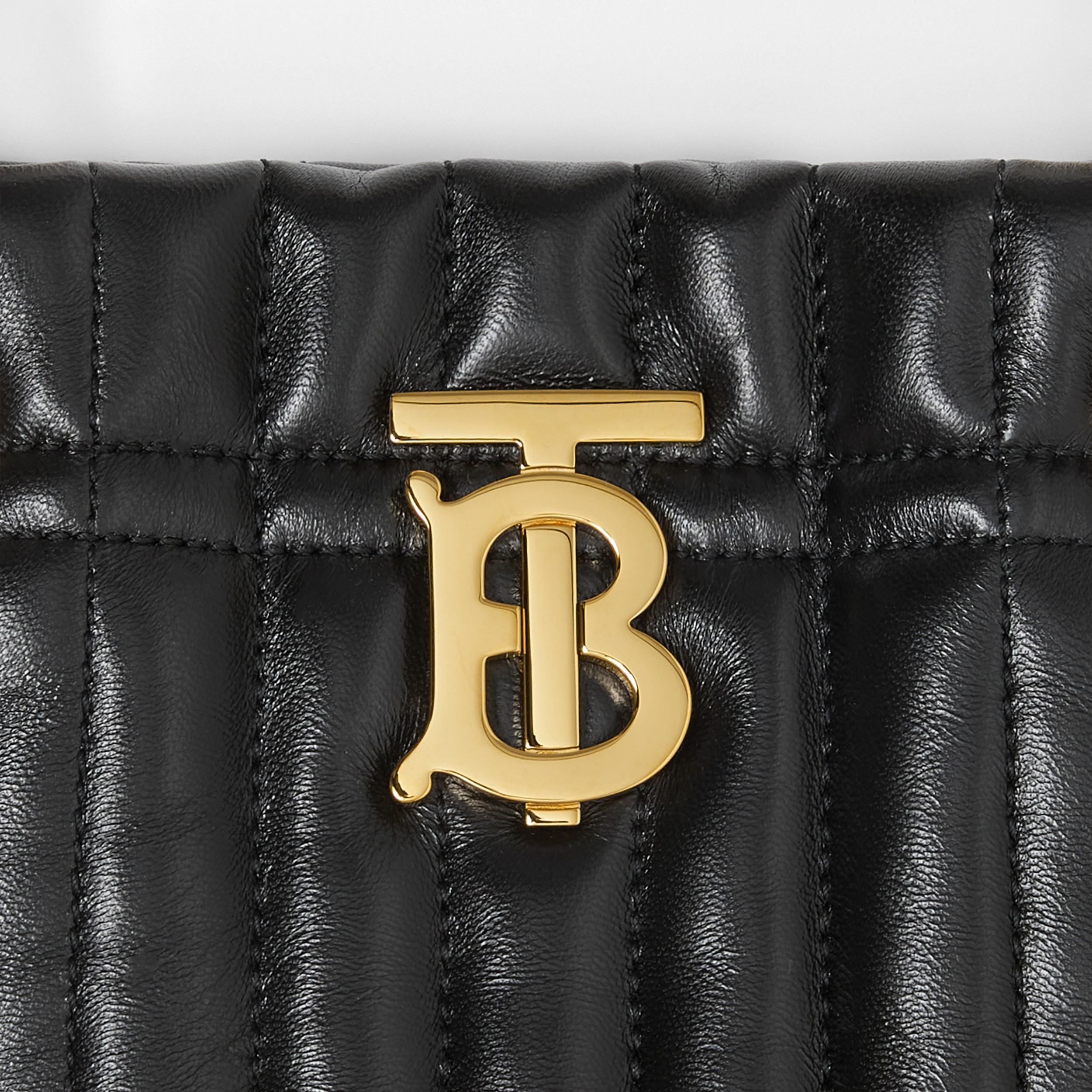 Mini Quilted Lambskin Lola Bucket Bag in Black - Women | Burberry® Official - 2