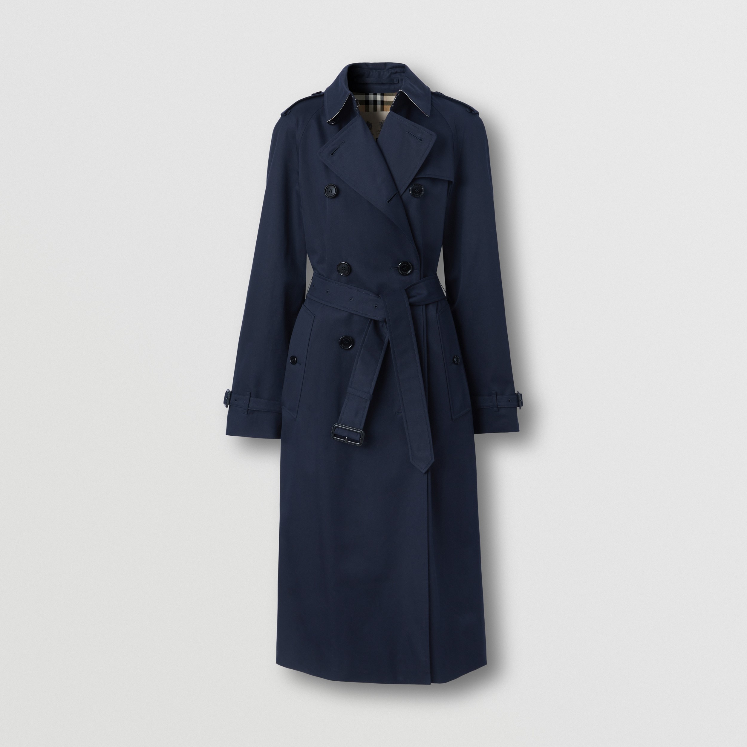 The Long Waterloo Heritage Trench Coat in Coal Blue | Burberry® Official - 4