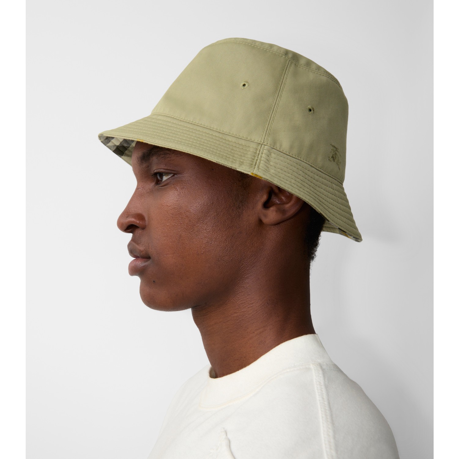 Reversible Cotton Blend Bucket Hat