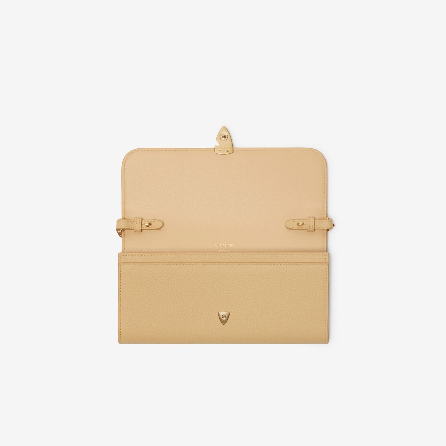 B Shield Chain Strap Wallet in Sand - Women | Burberry® Official B Shield Chain Strap Wallet in Sand - Women | Burberry® Official