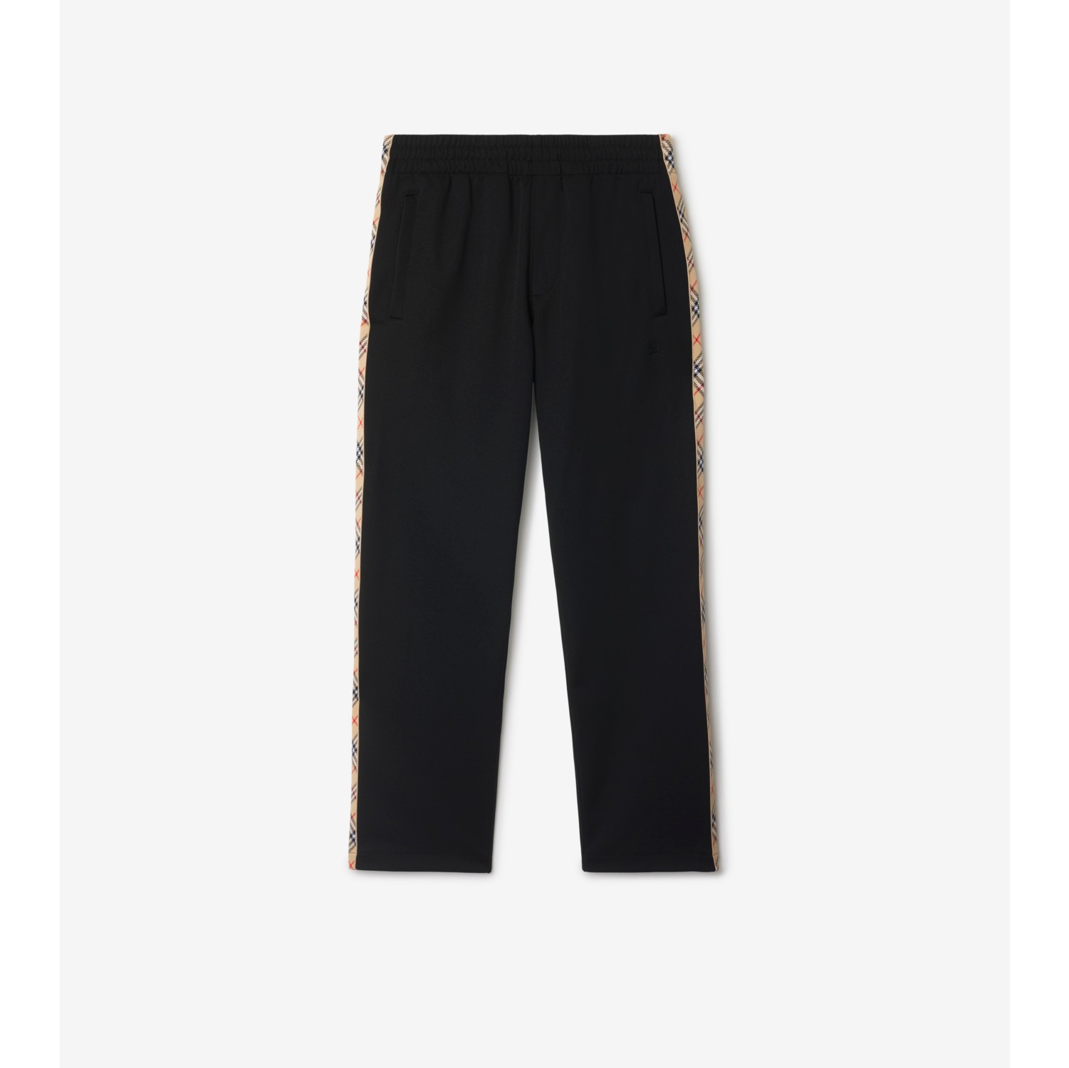 Pantalon de survêtement en coton mélangé Check
