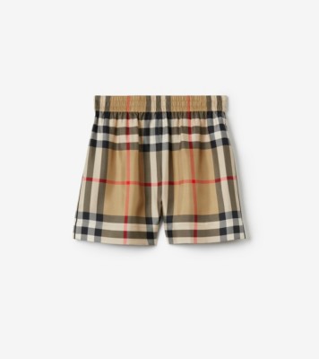 Burberry shorts womens clearance red