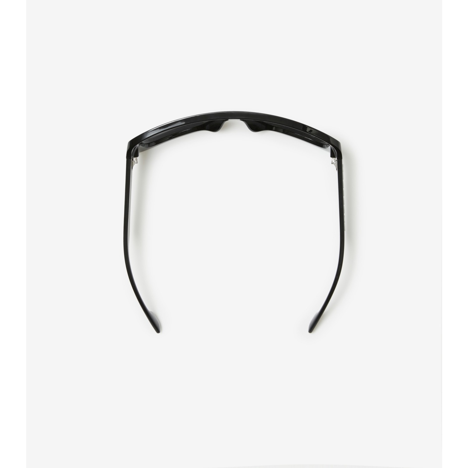 Logo Oversized Sunglasses in Shiny black - Men | Burberry® Official