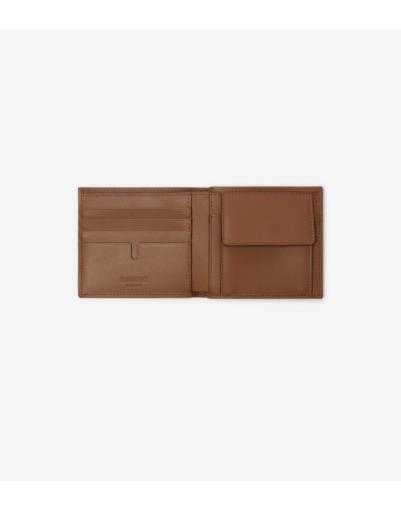 超極美品✨ バーバリー ルナ 折り財布 エンボス ロゴ キャンバス