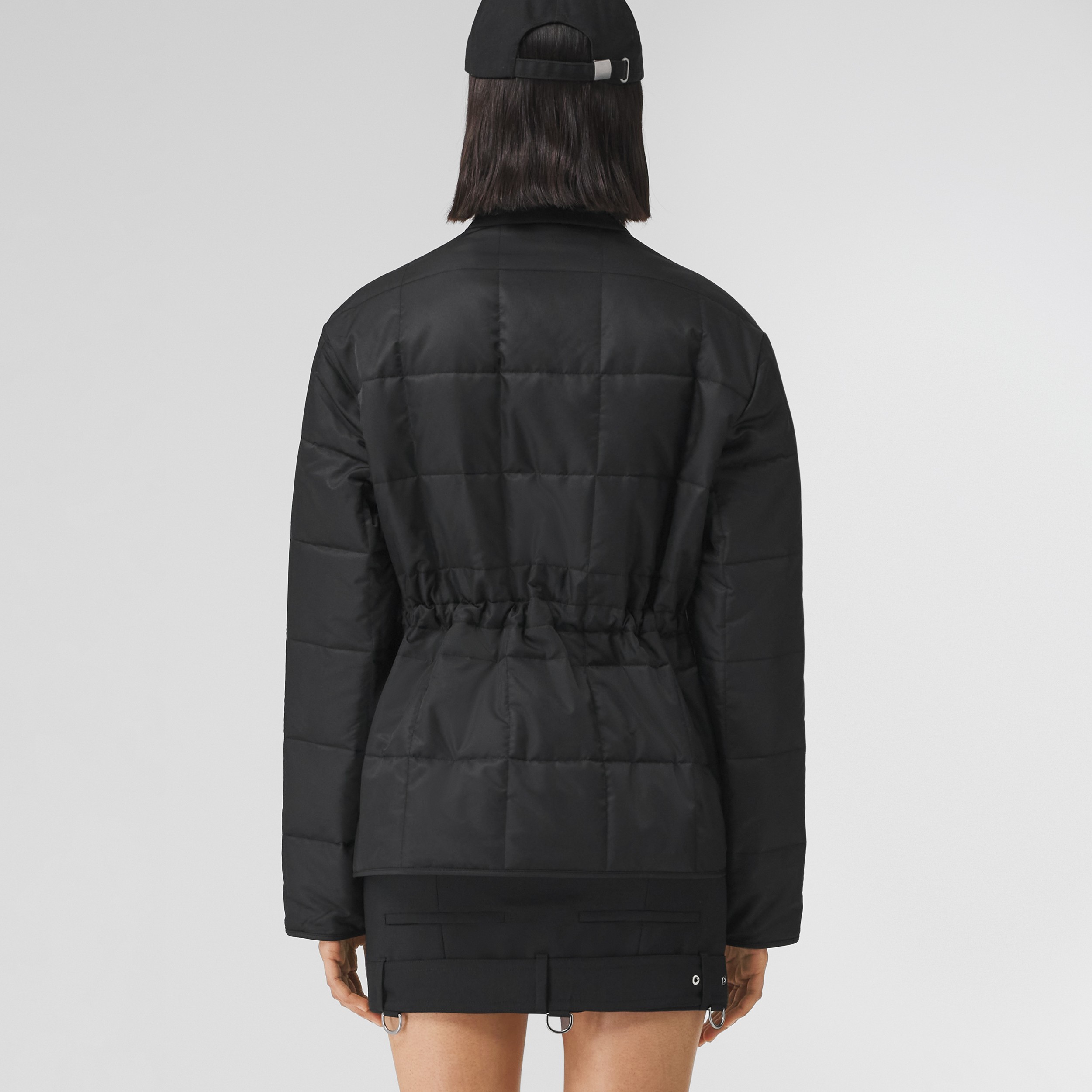 Monogram Motif Puffer Jacket in Black - Women | Burberry® Official - 3