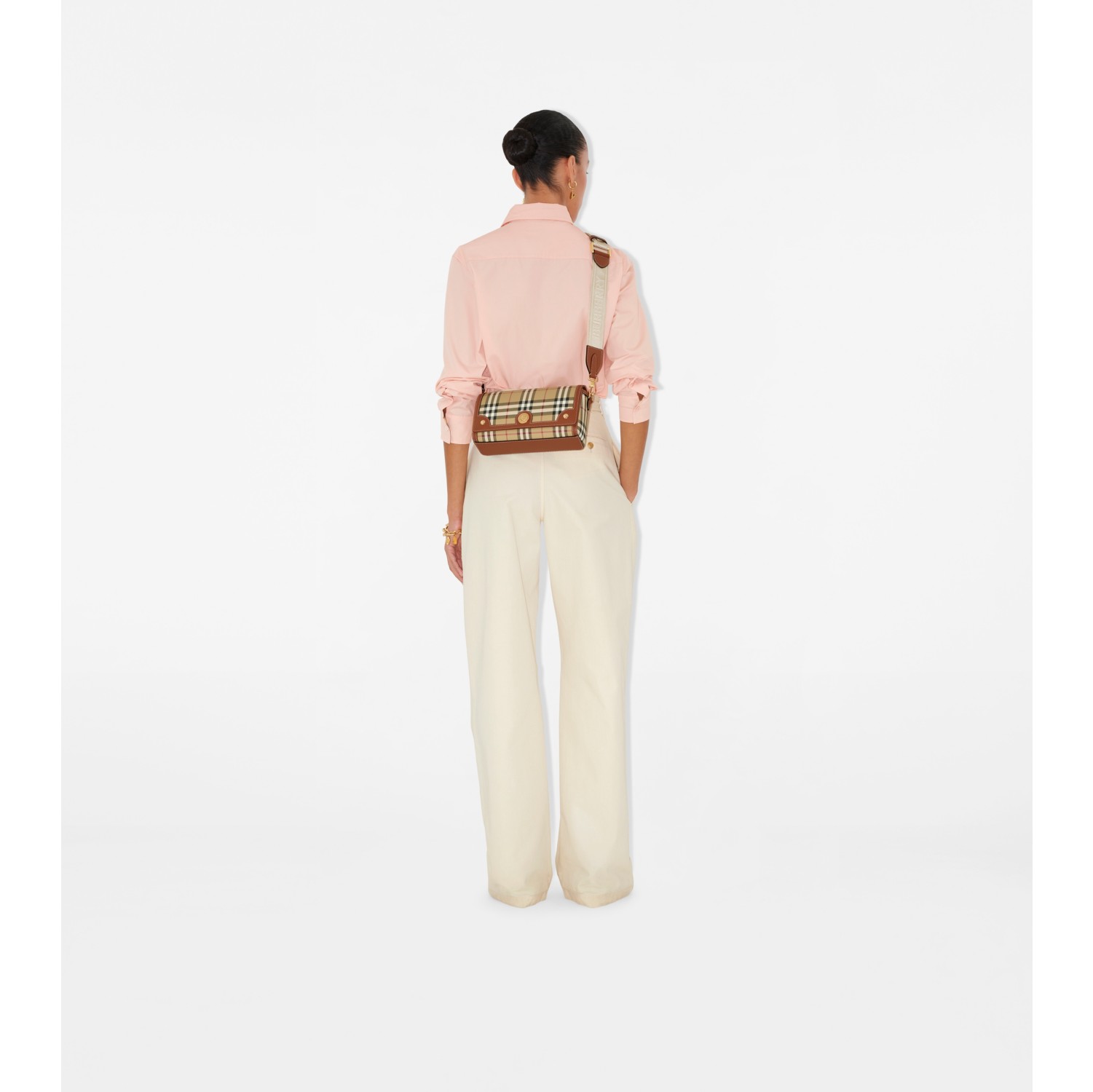 Top Handle Note Bag in Archive beige/briar brown - Women