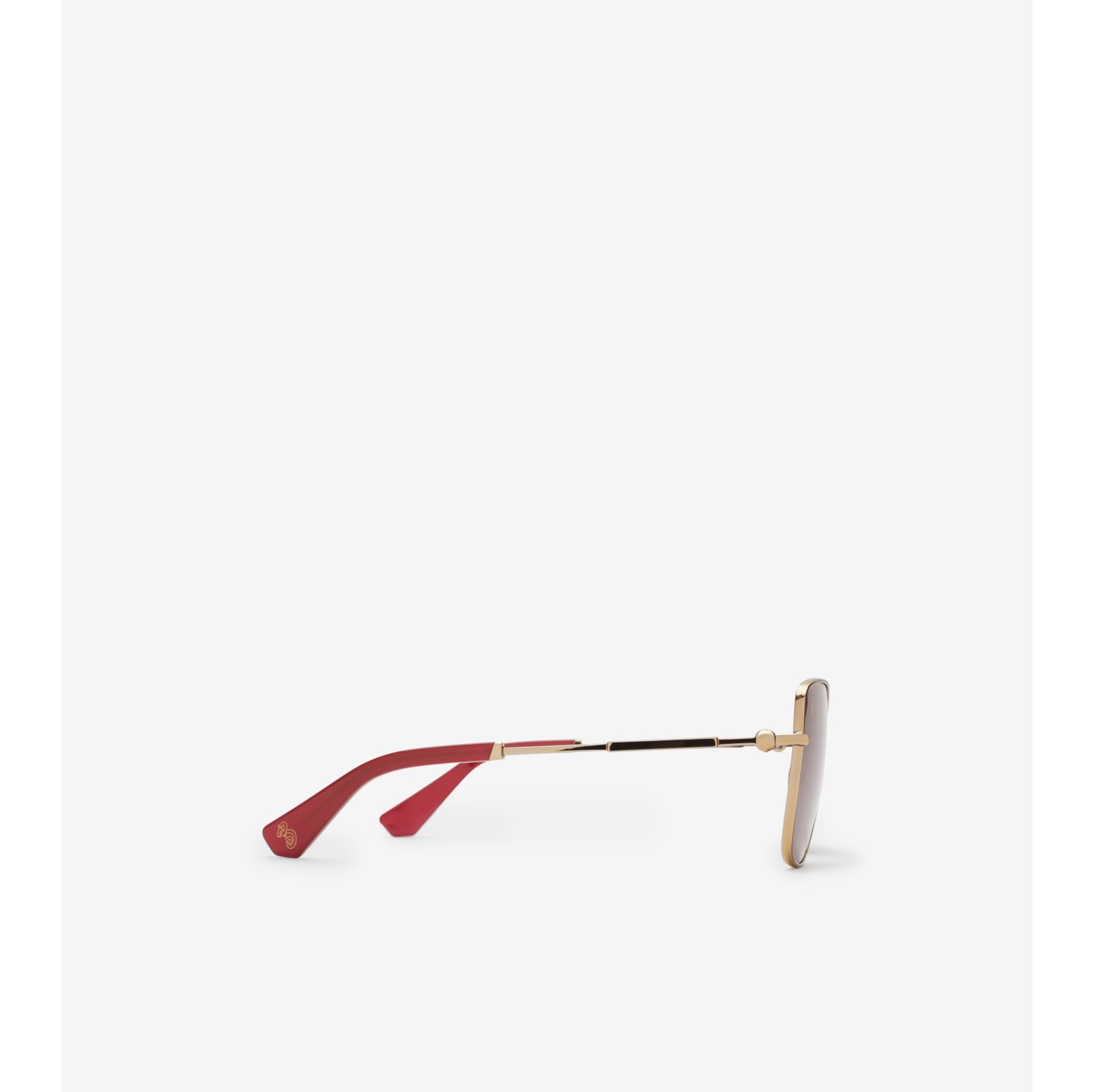 Metal B Snake Square Sunglasses