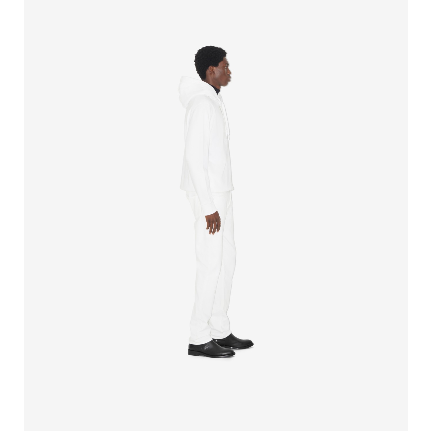 EKD Cotton Hoodie in White - Men | Burberry® Official