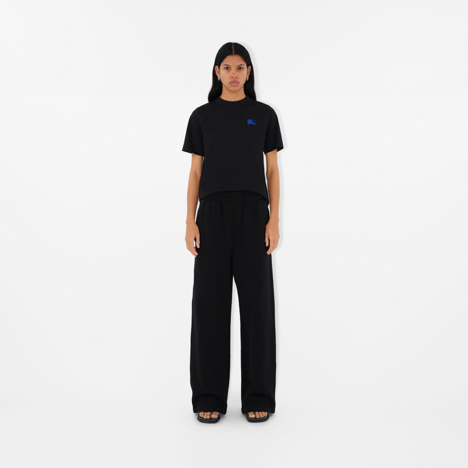 コットンTシャツ (ブラック) - ウィメンズ, コットン | Burberry コットンTシャツ (ブラック) - ウィメンズ, コットン | Burberry