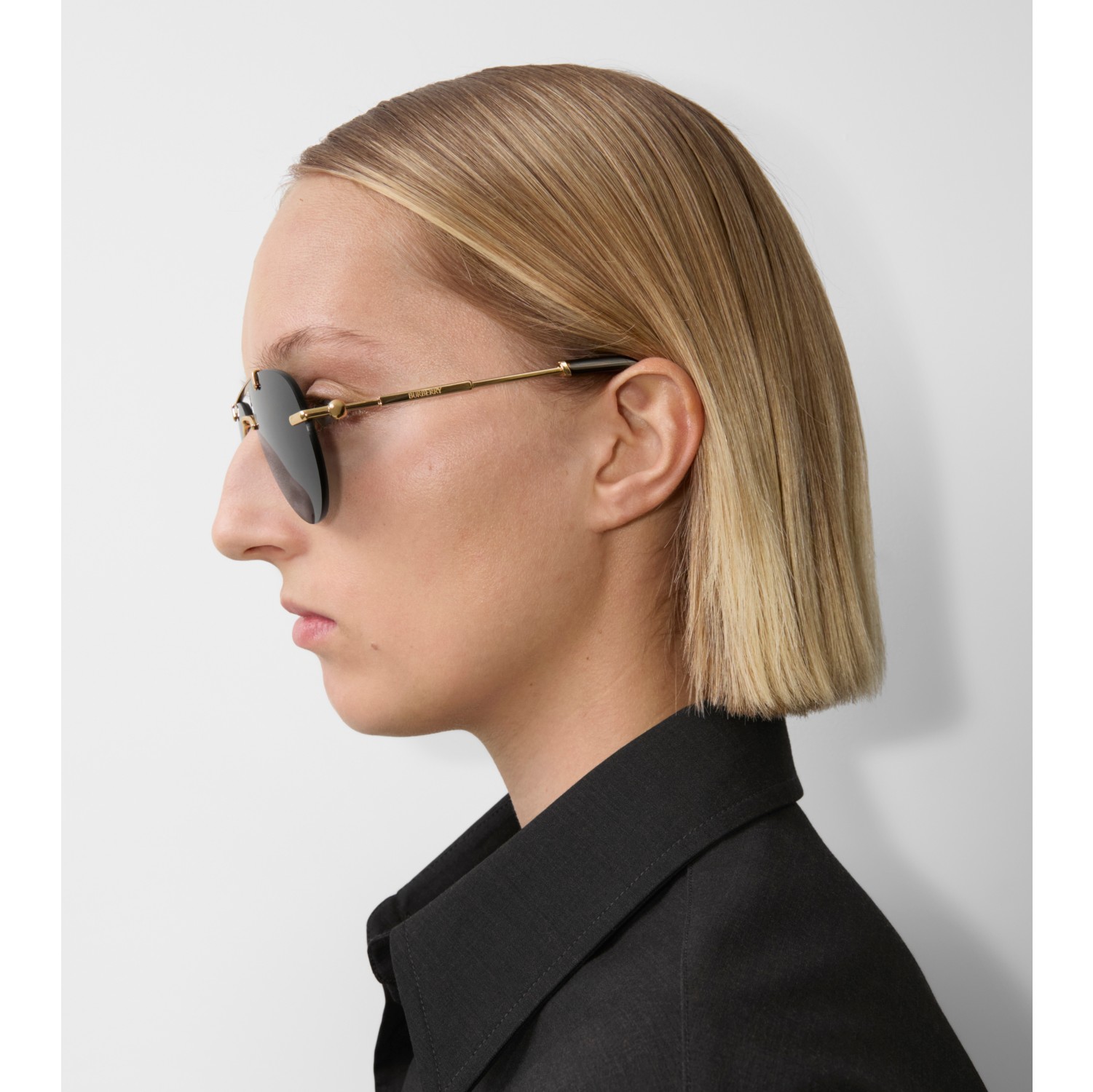 Burberry metal aviator sunglasses online