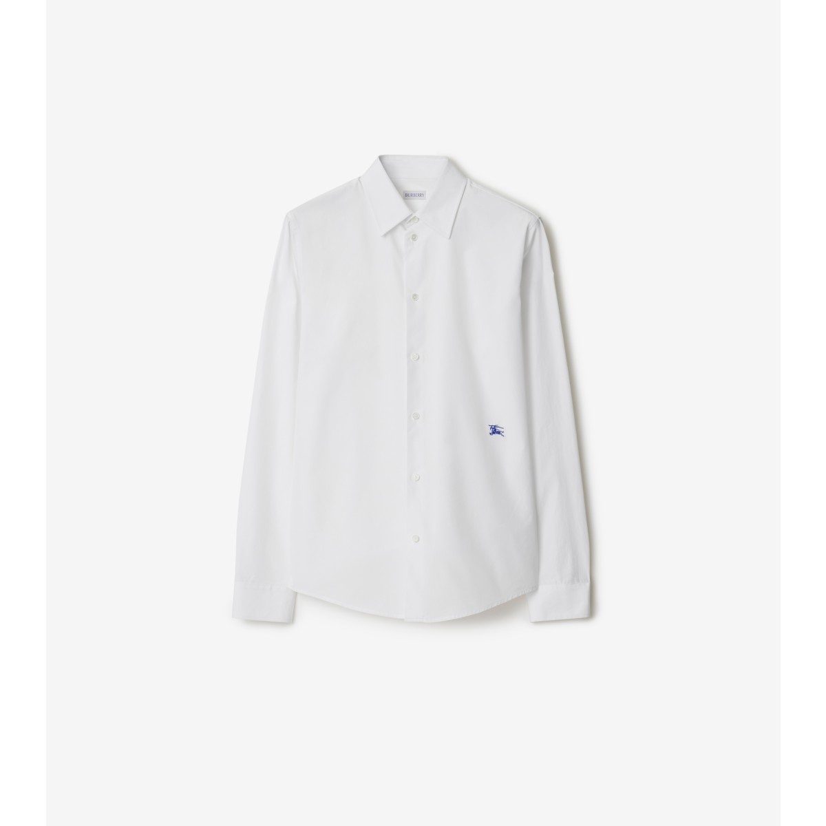Tシャツ・カットソー Burberry FW24 Embroidered poplin shirt (8073215 A1960) Burberry Embroidered Poplin Shirt | italist