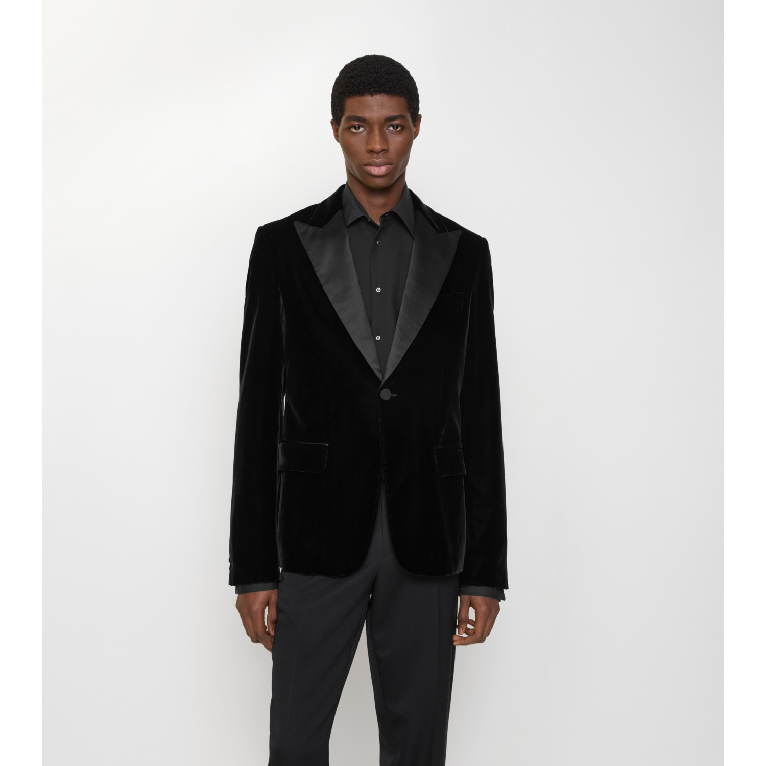 Velvet Tuxedo Jacket - thumbnail 2