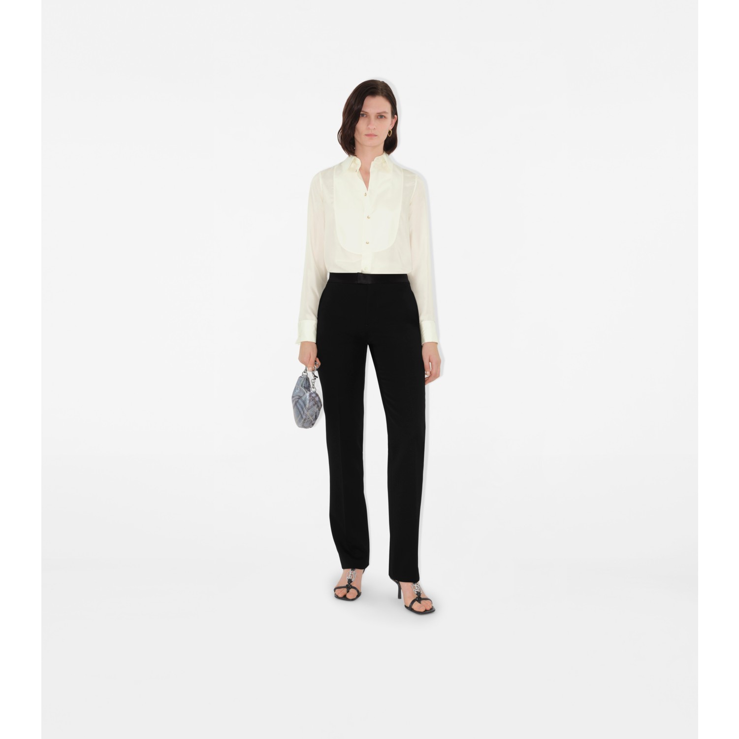 Pantaloni da smoking in lana