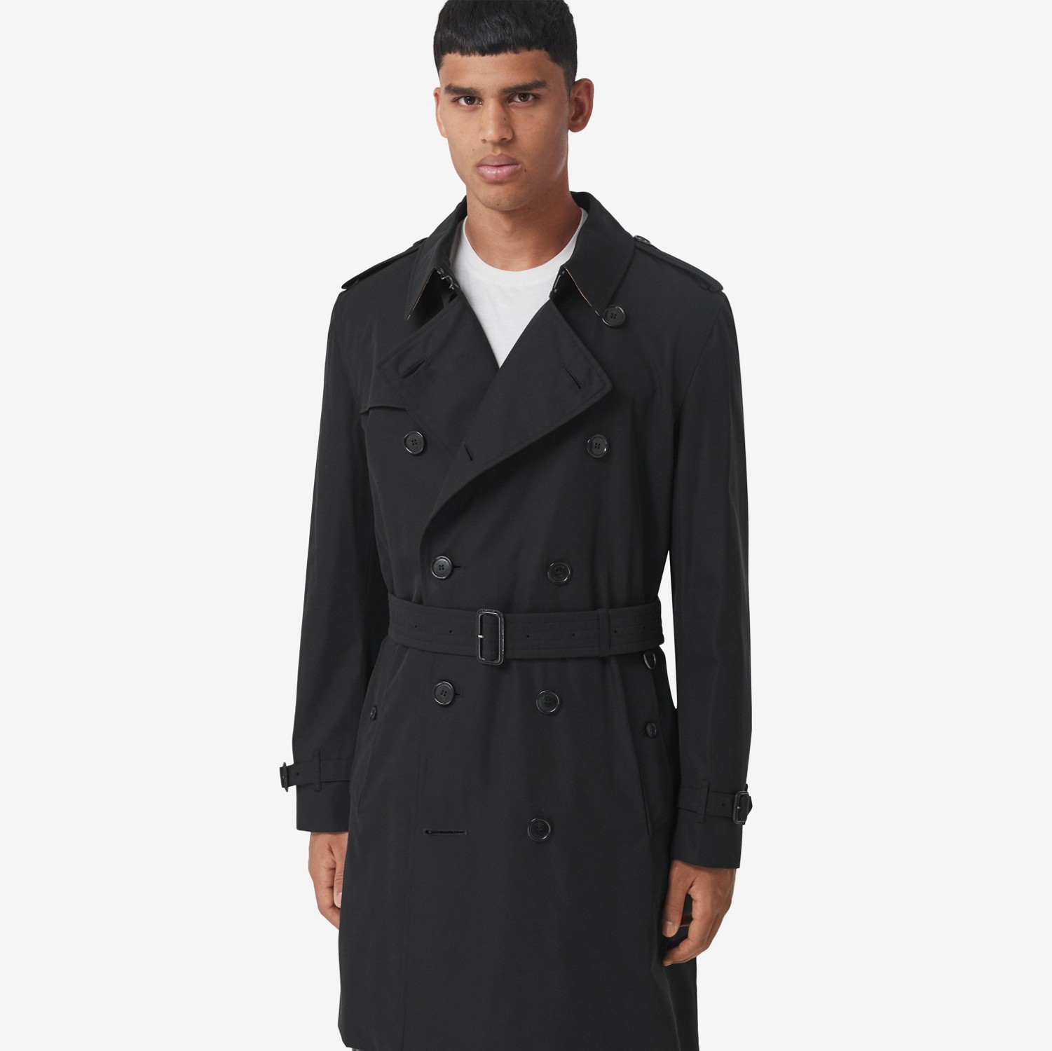 Trench coat Heritage The Kensington (Nero) - Uomo | Sito ufficiale Burberry®