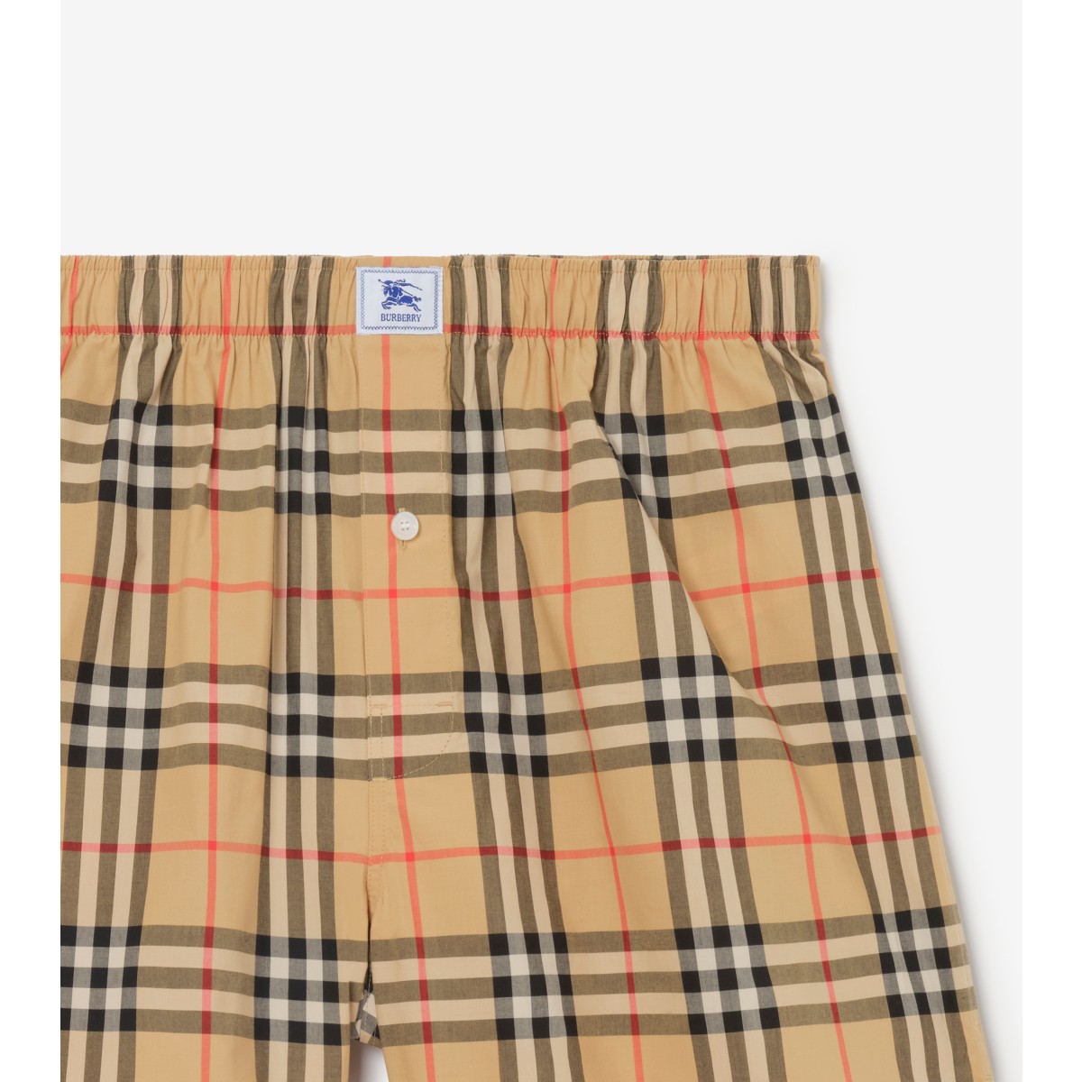  Check Cotton Boxer Shorts
