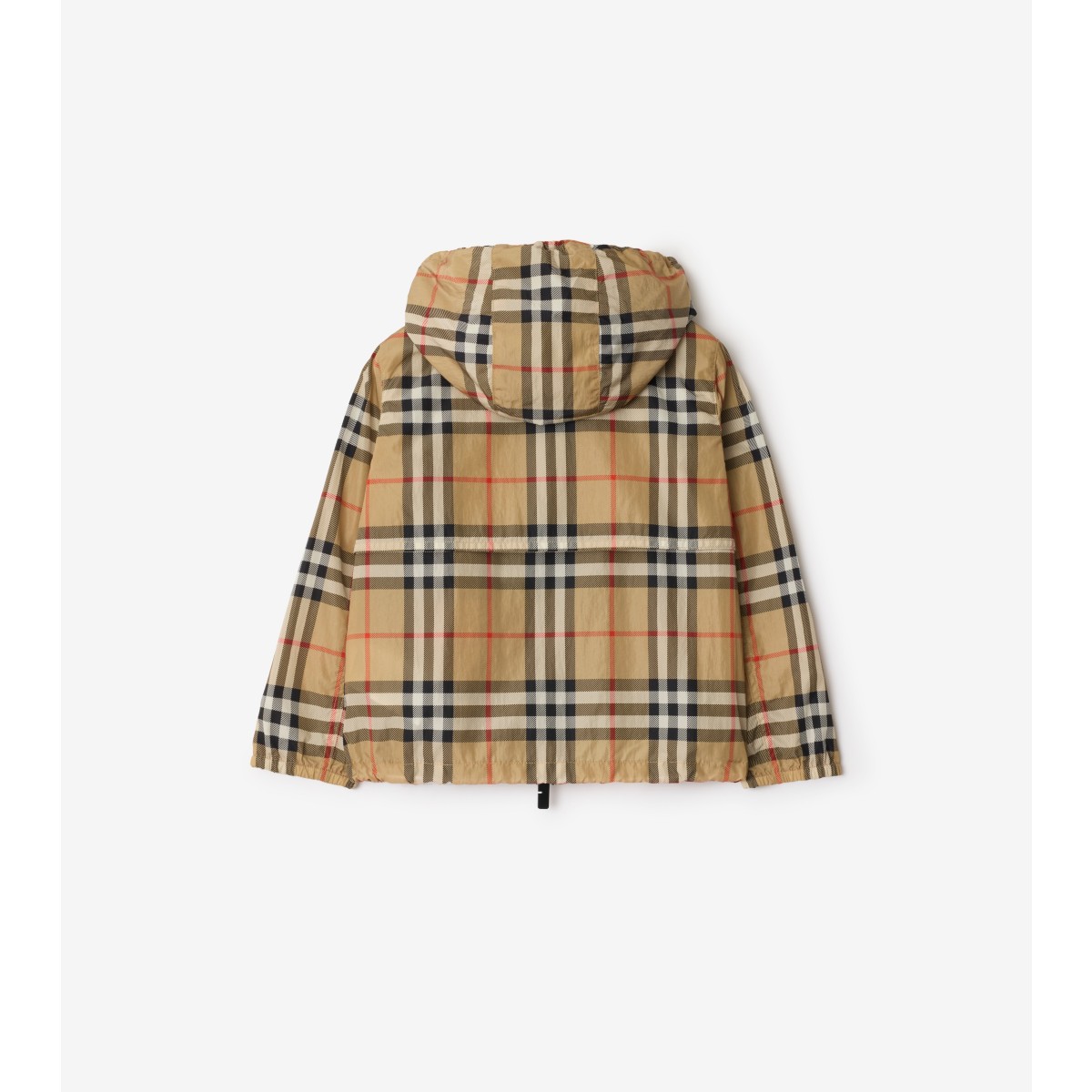  Check Nylon Hooded Jacket