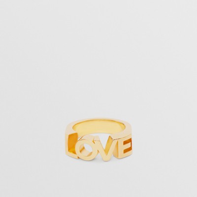 burberry gold ring