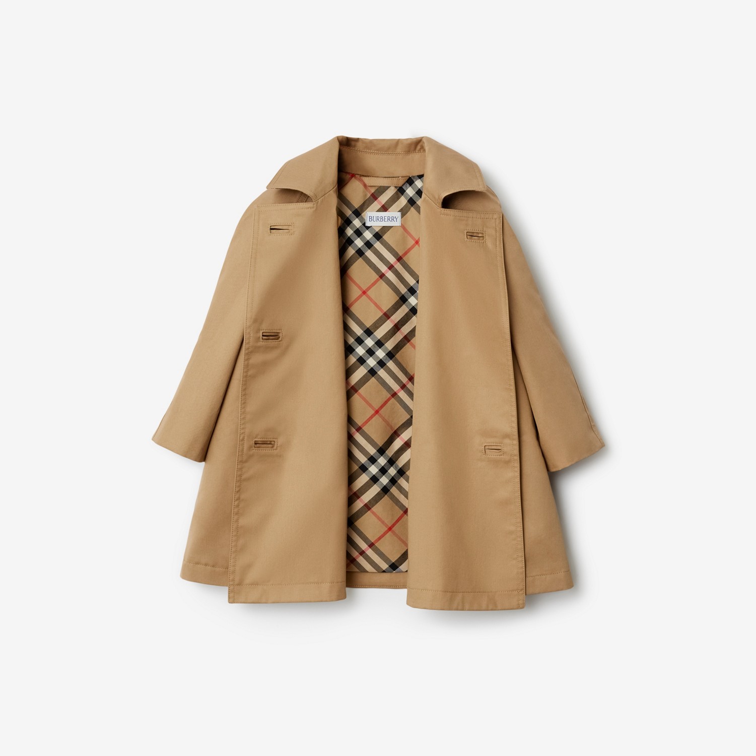 Trench coat in cotone