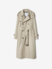 Trench coat Castleford longo na cor Heron