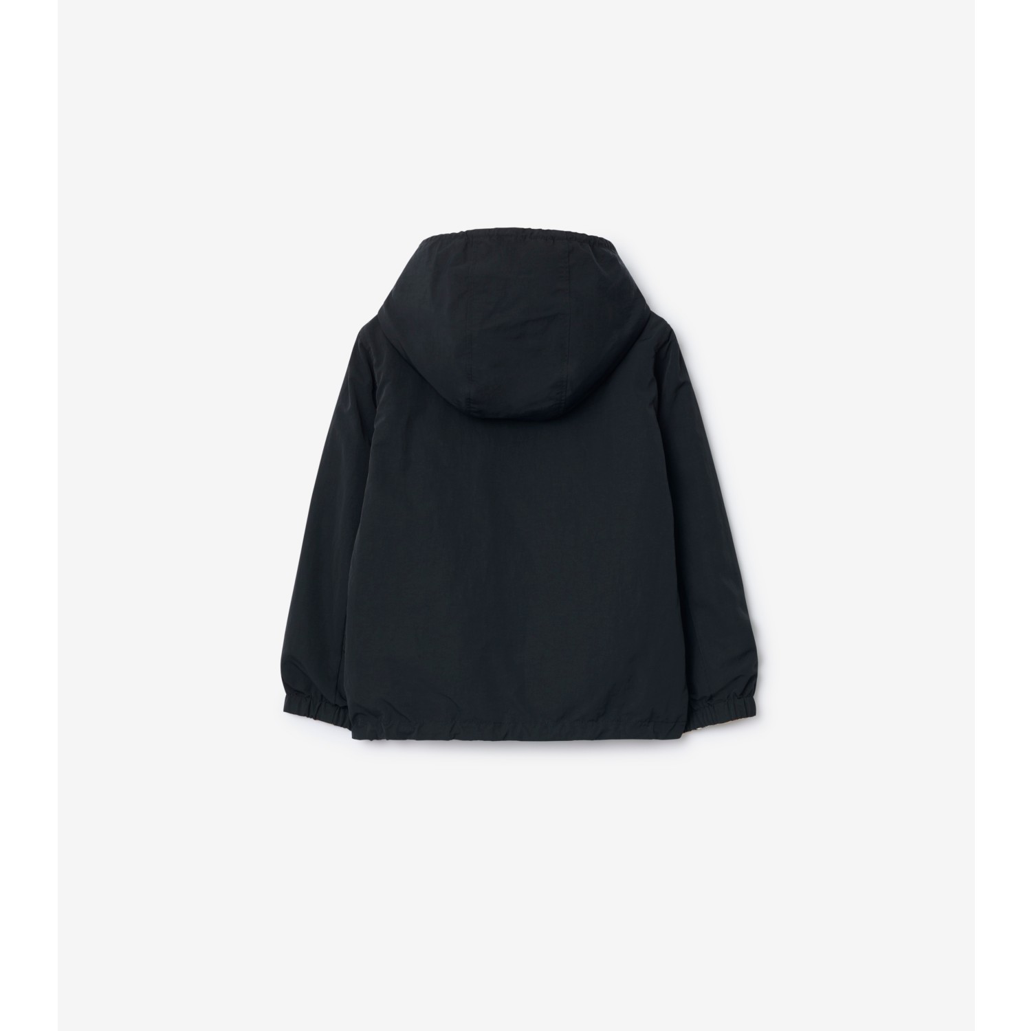 Reversible Check Hooded Jacket