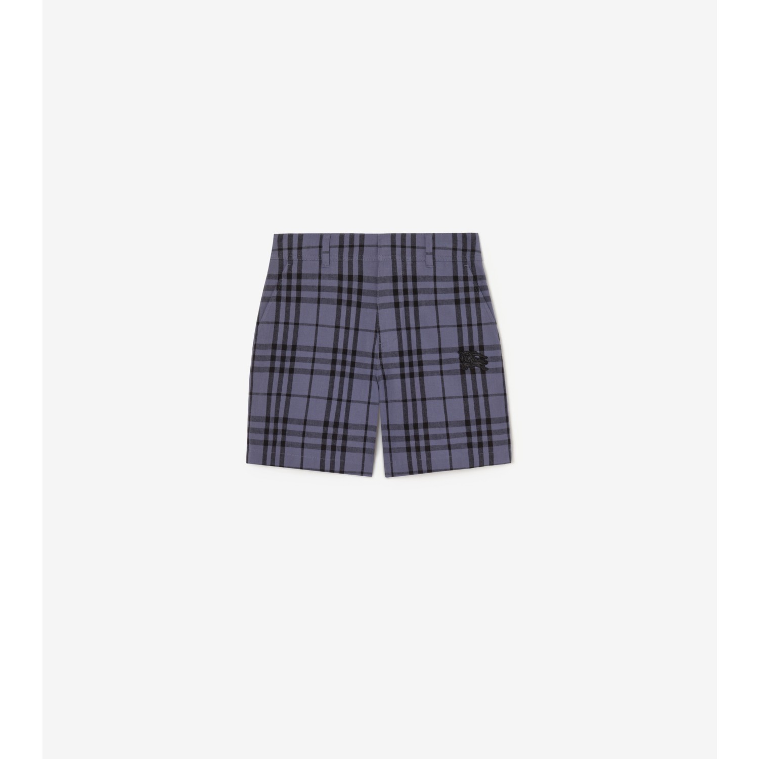 Check Cotton Shorts