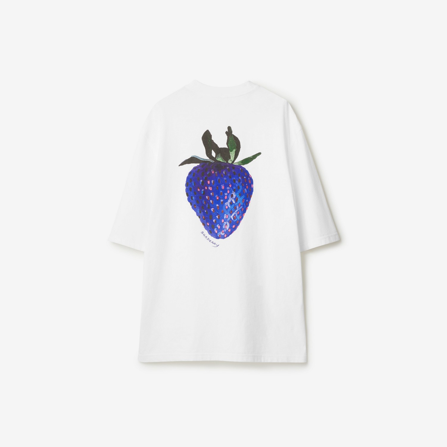 T-shirt en coton à motif fraise