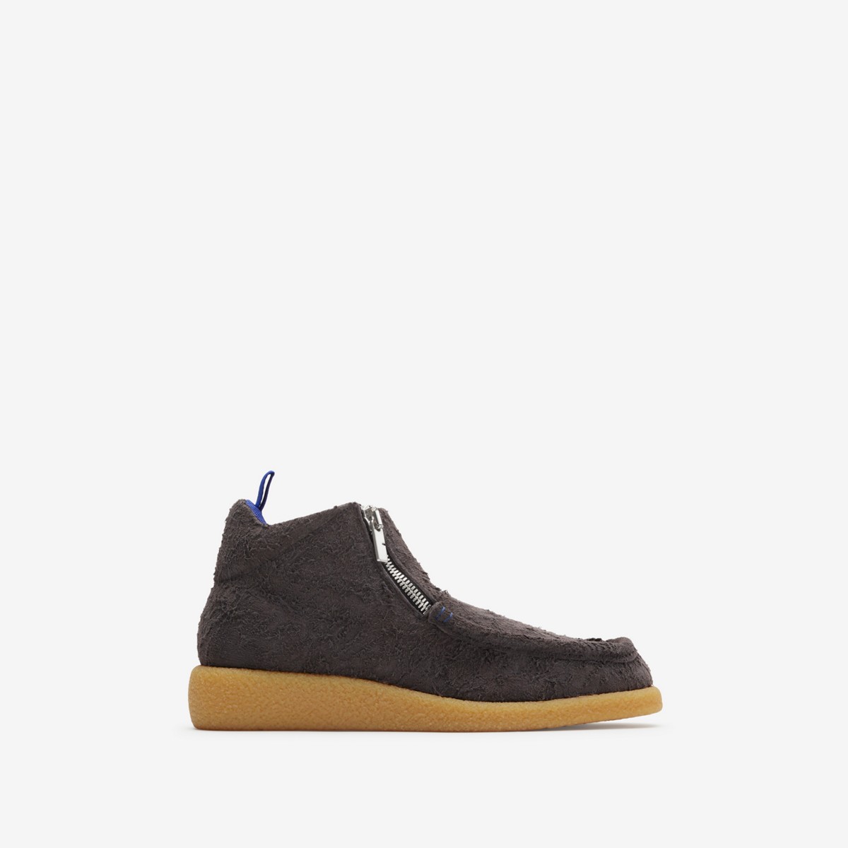 Burberry Suede Chance Boots In Multi