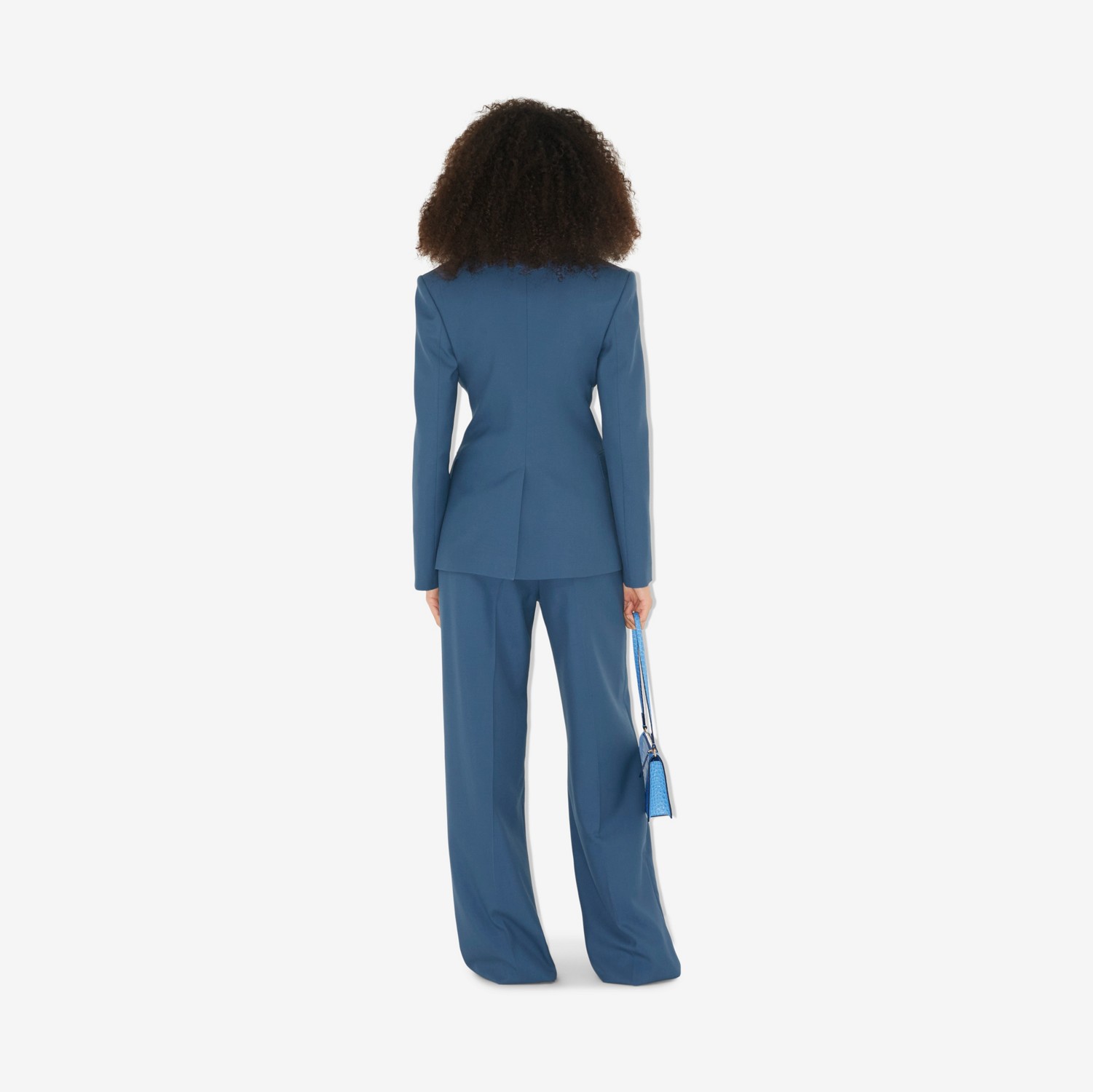 Chaqueta de vestir en lana (Azul Marino Discreto) - Mujer | Burberry® oficial