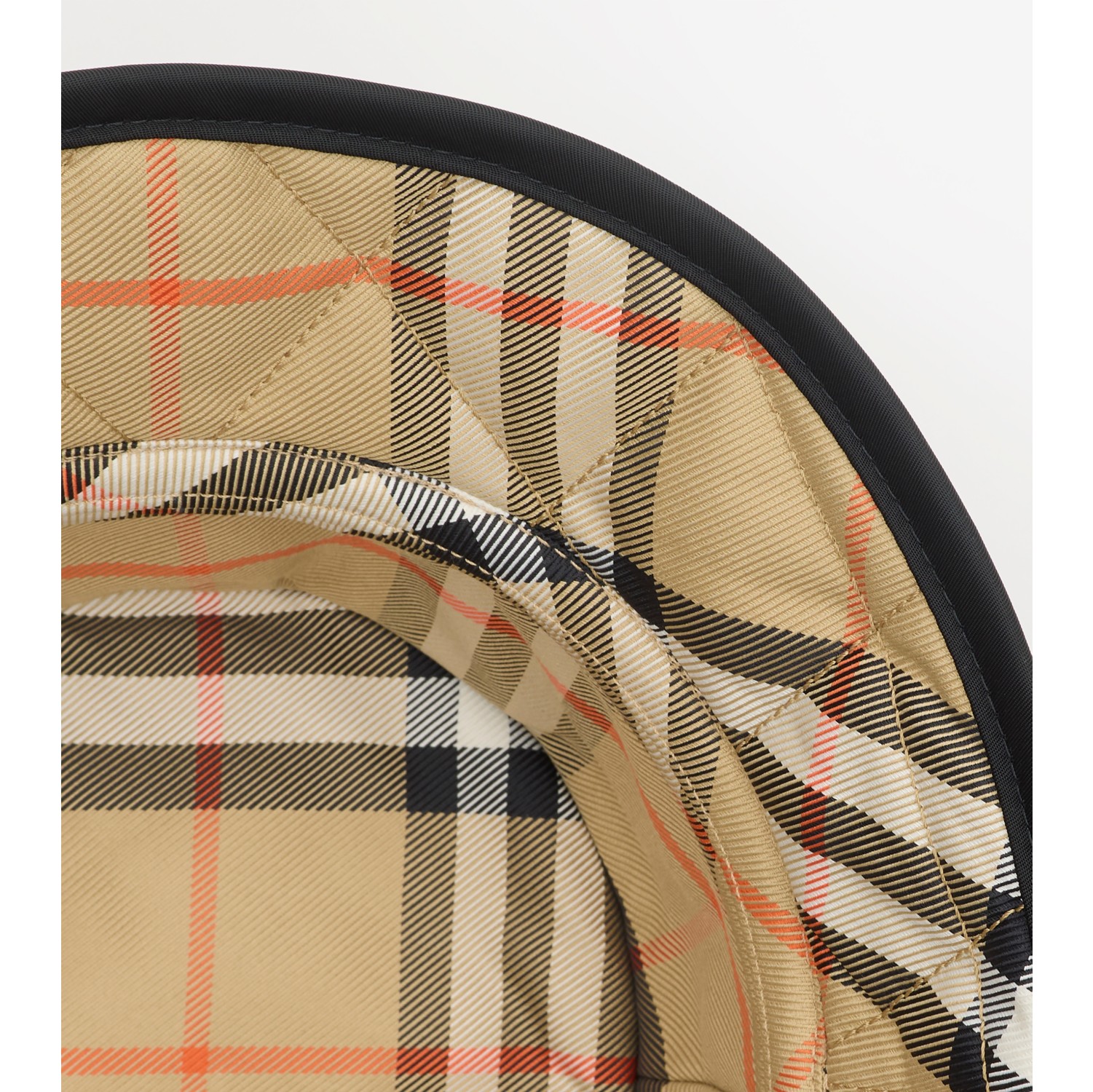 Quilted Horseshoe Bucket Hat in Black - Men | Burberry® Official