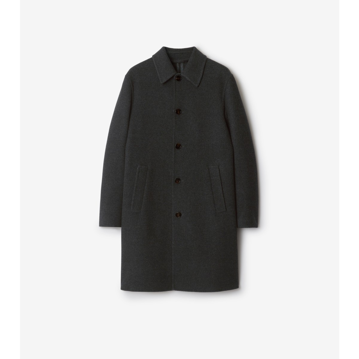  Check Mid-length Car Coat