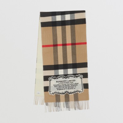 burberry scarf vintage check