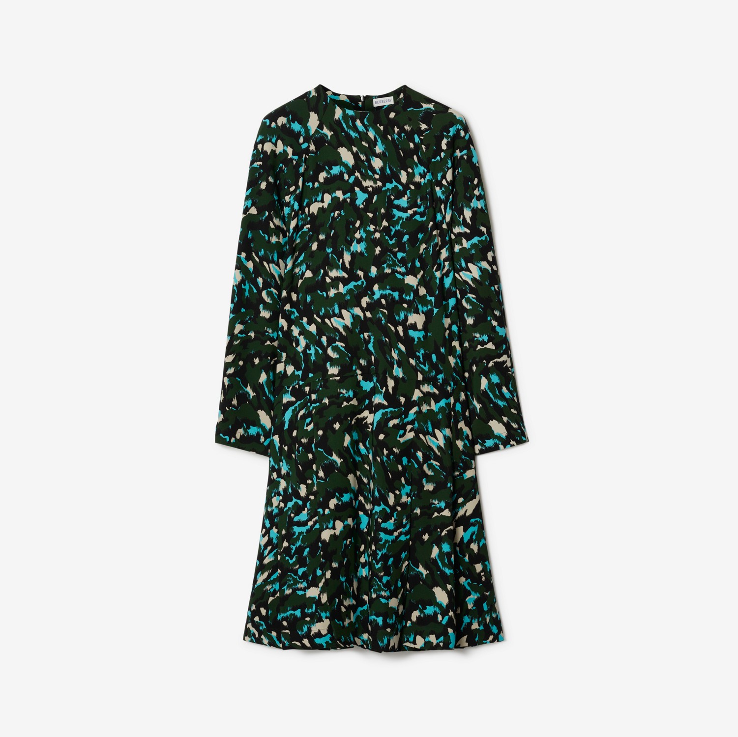 Robe à imprimé camouflage (Canard) - Femme | Site officiel Burberry®