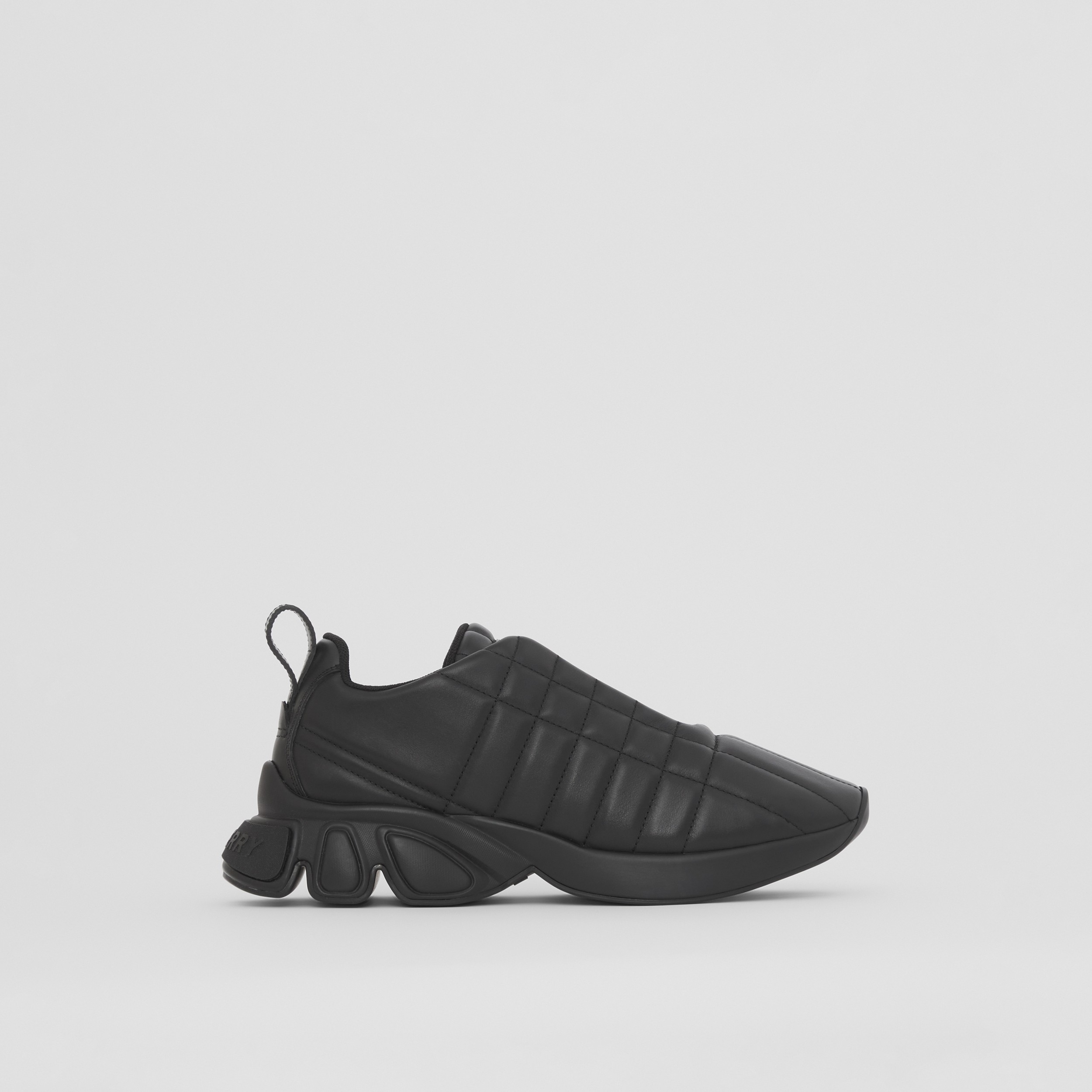 Quilted Leather Classic Sneakers in Black - Women | Burberry® Official - 1