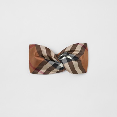 burberry check headband