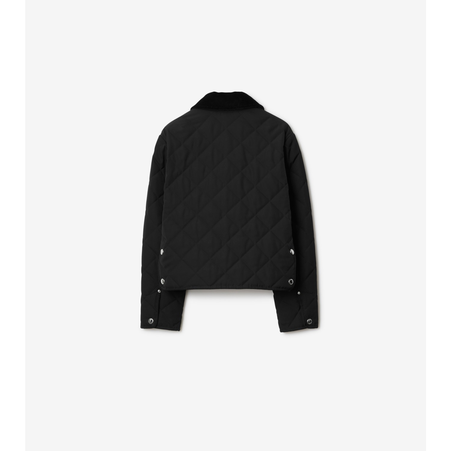 Cropped Quilted Thermoregulated Barn Jacket