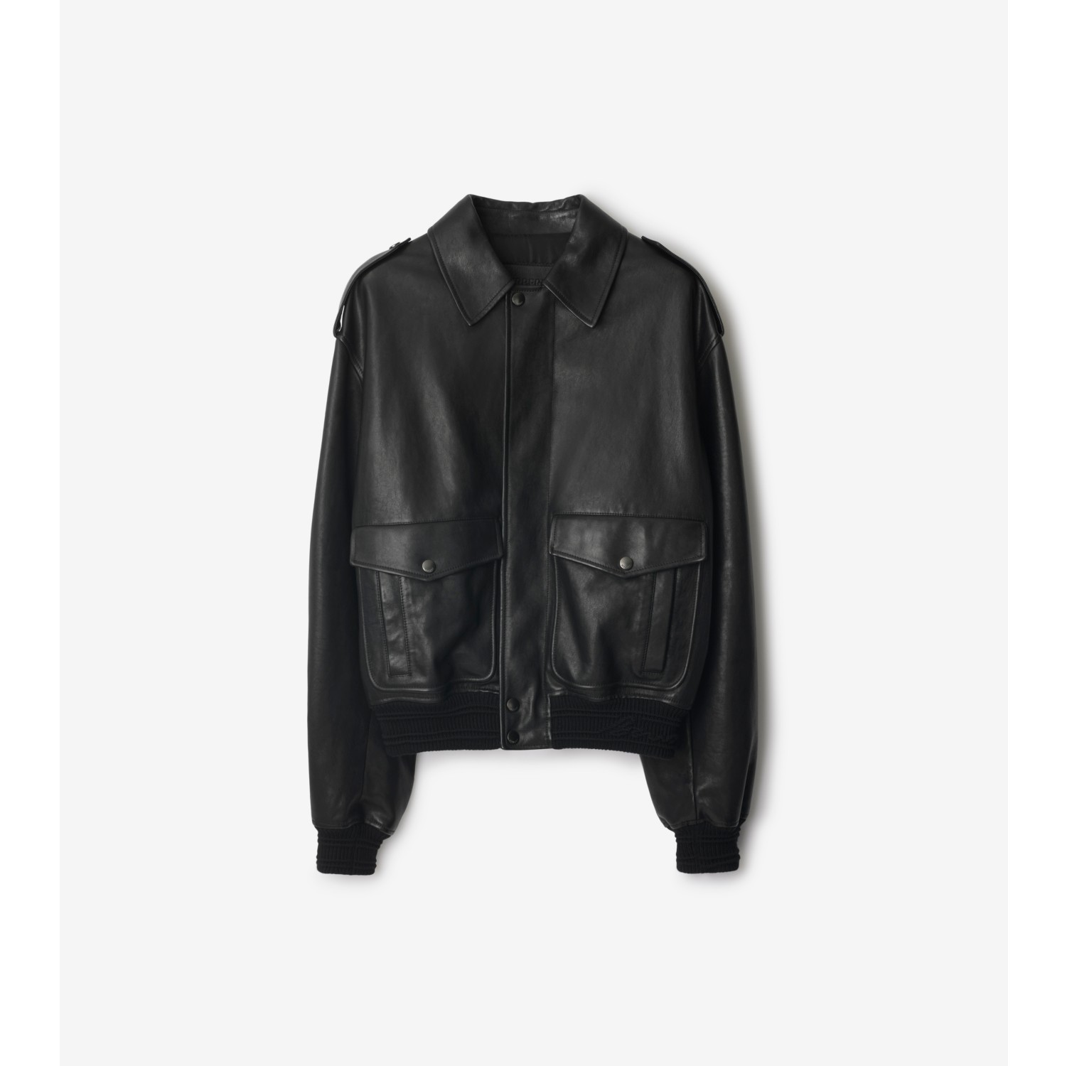 Leather Bomber Jacket