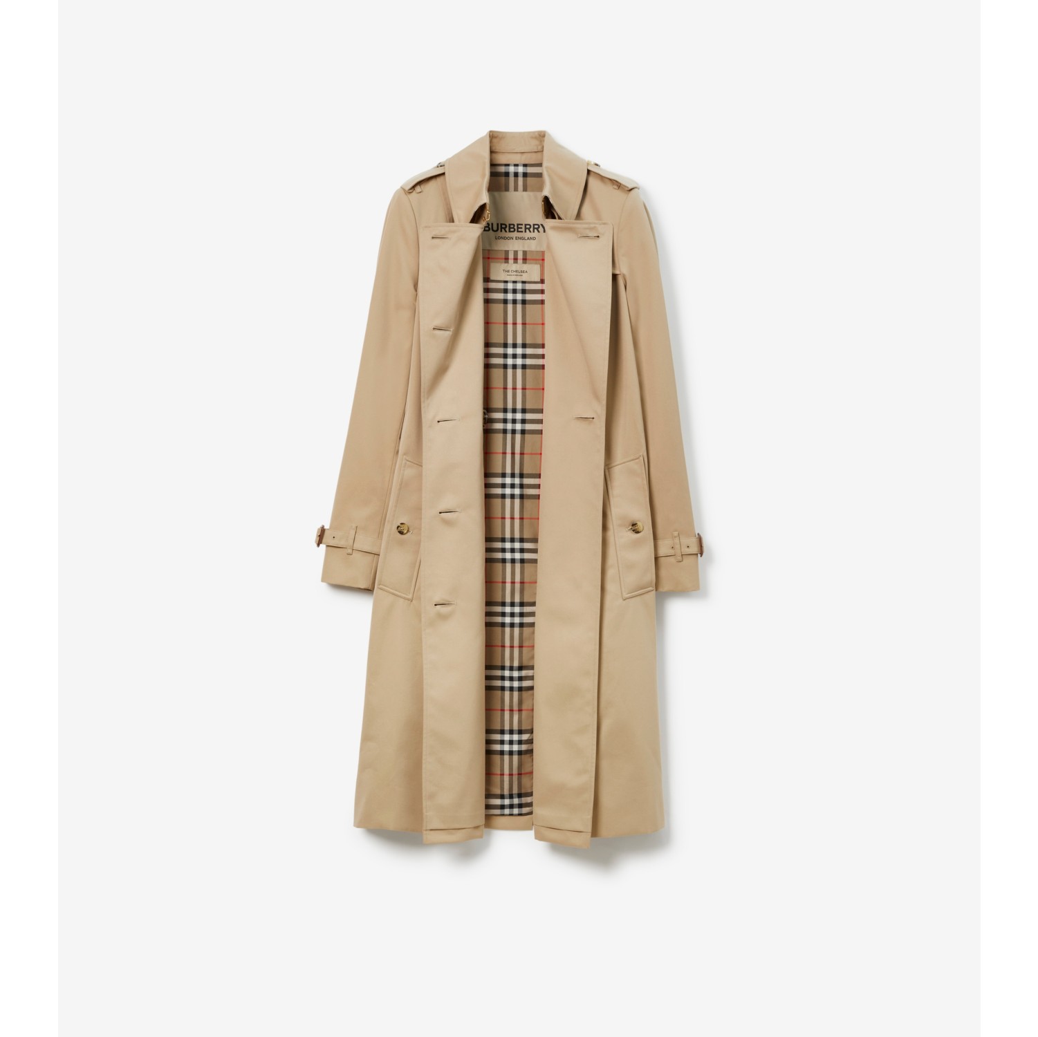 ロング チェルシー ヘリテージ トレンチコート (ハニー) - ウィメンズ | Burberry®公式サイト