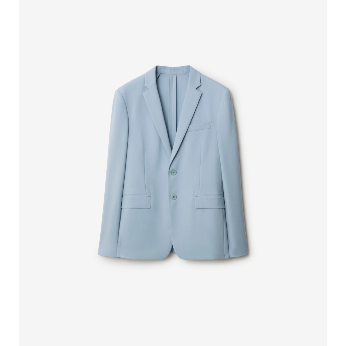 Burberry Wool Tailored Jacket In Gale