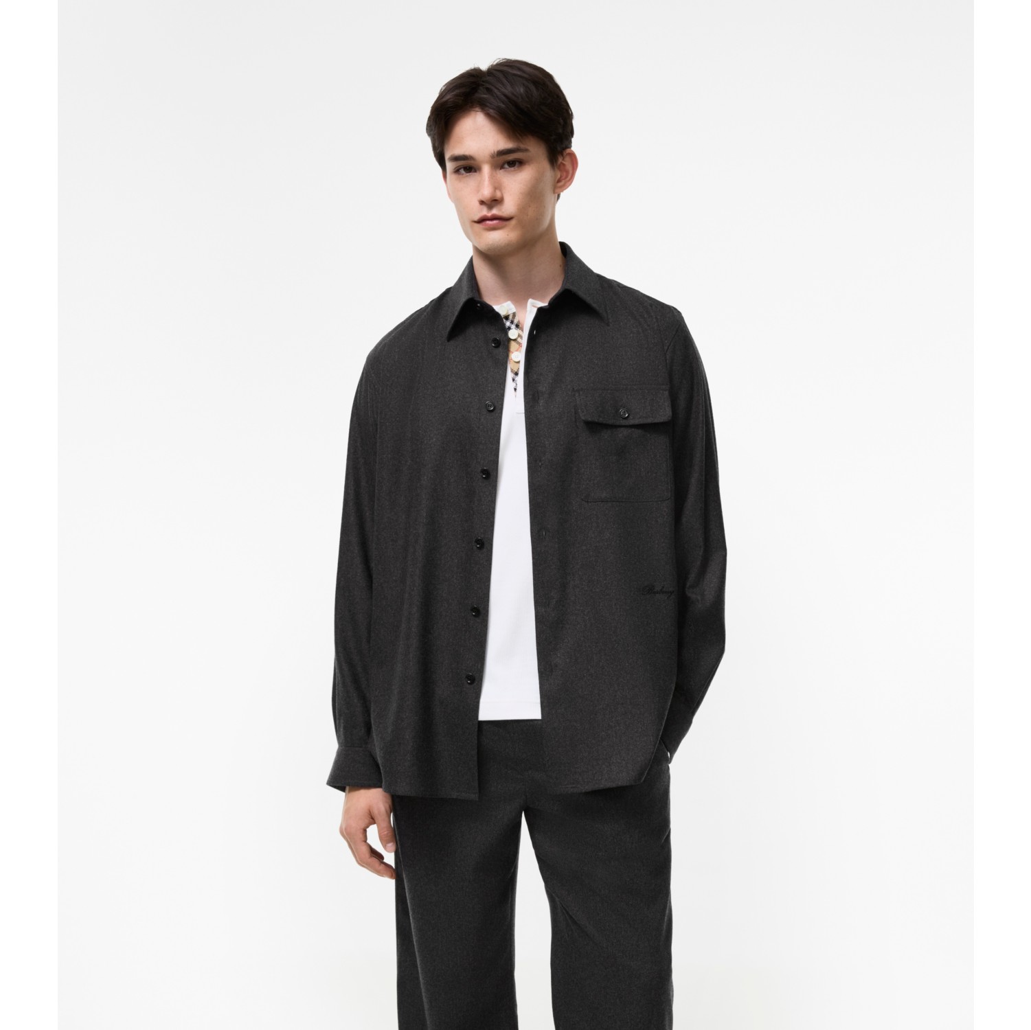 Wool Cashmere Overshirt