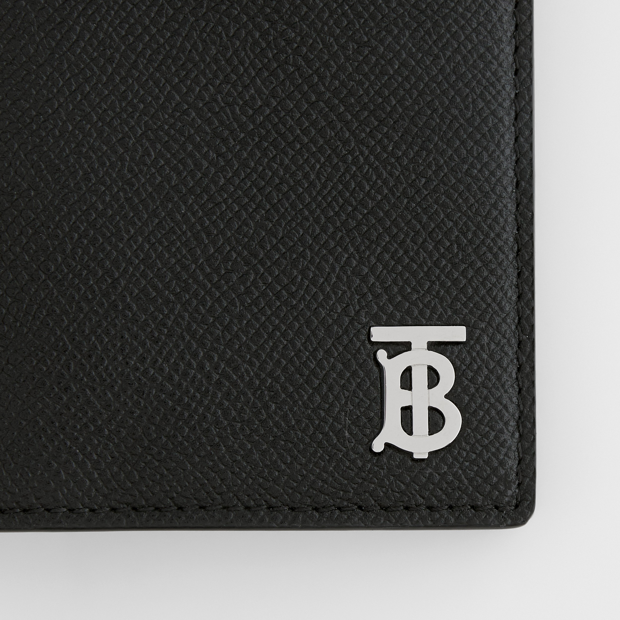 Grainy Leather TB Continental Wallet in Black - Men | Burberry® Official - 2