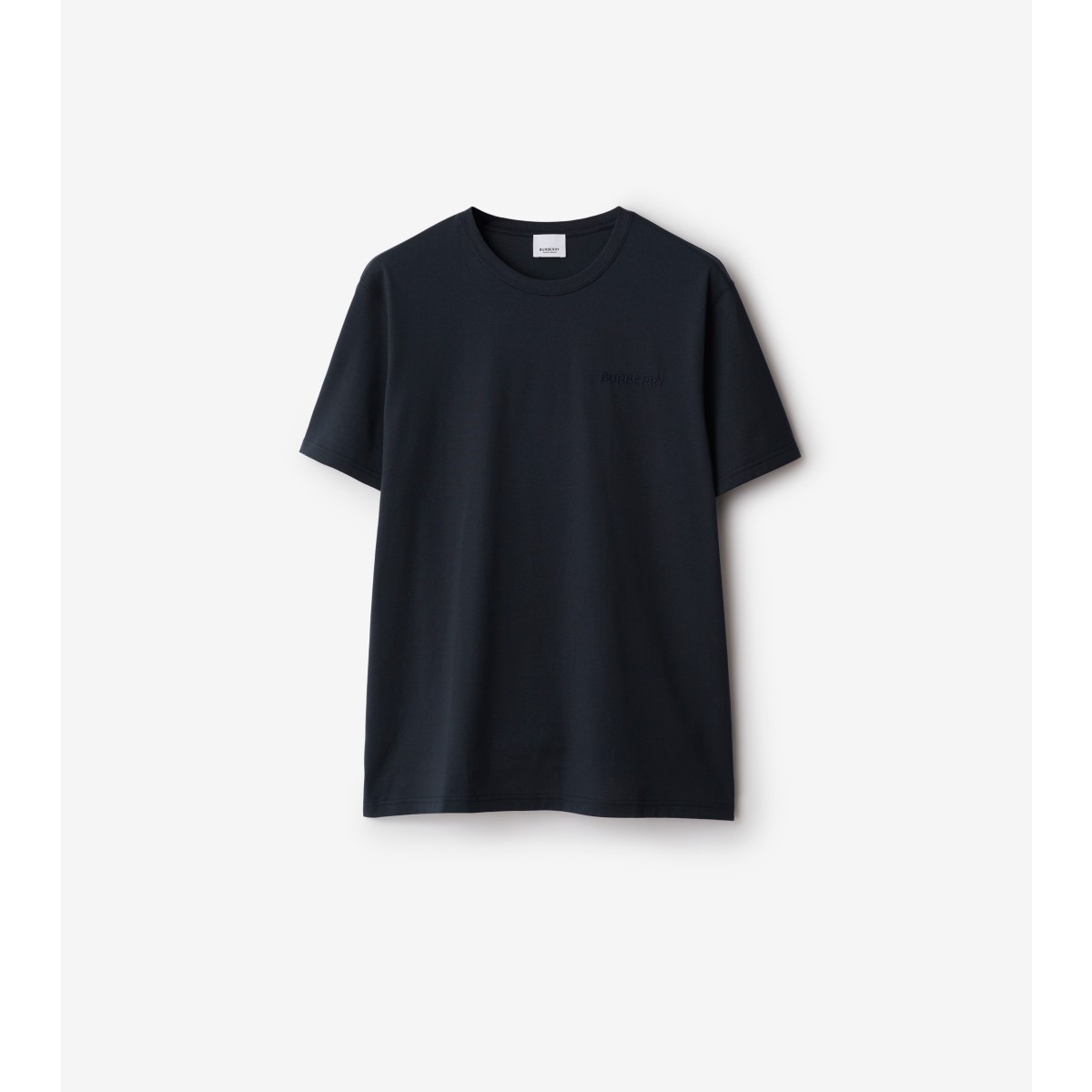 Burberry Cotton T-shirt In Blue