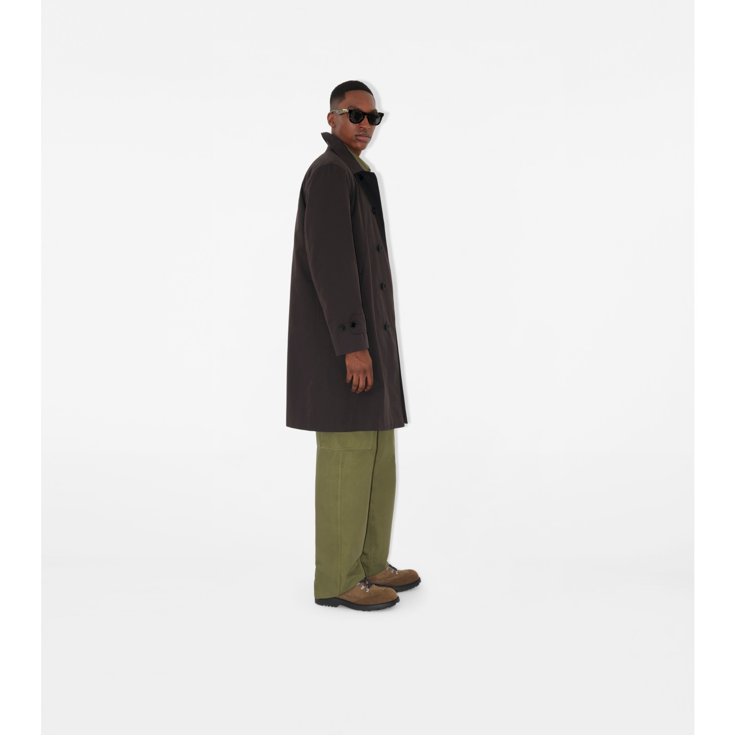 Long Highgrove Gabardine Car Coat