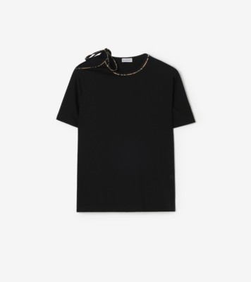 Tie sleeve Cotton T shirt ®