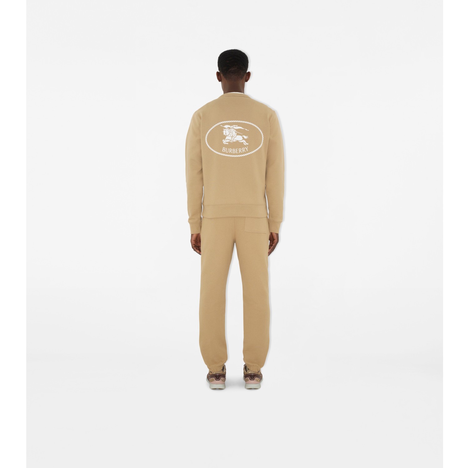 Knight Stamp Cotton Jogging Pants