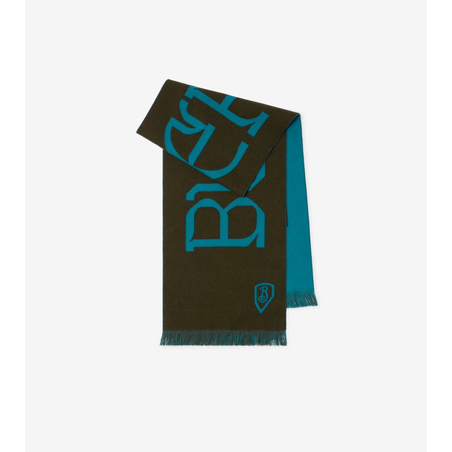 Logo Wool Scarf