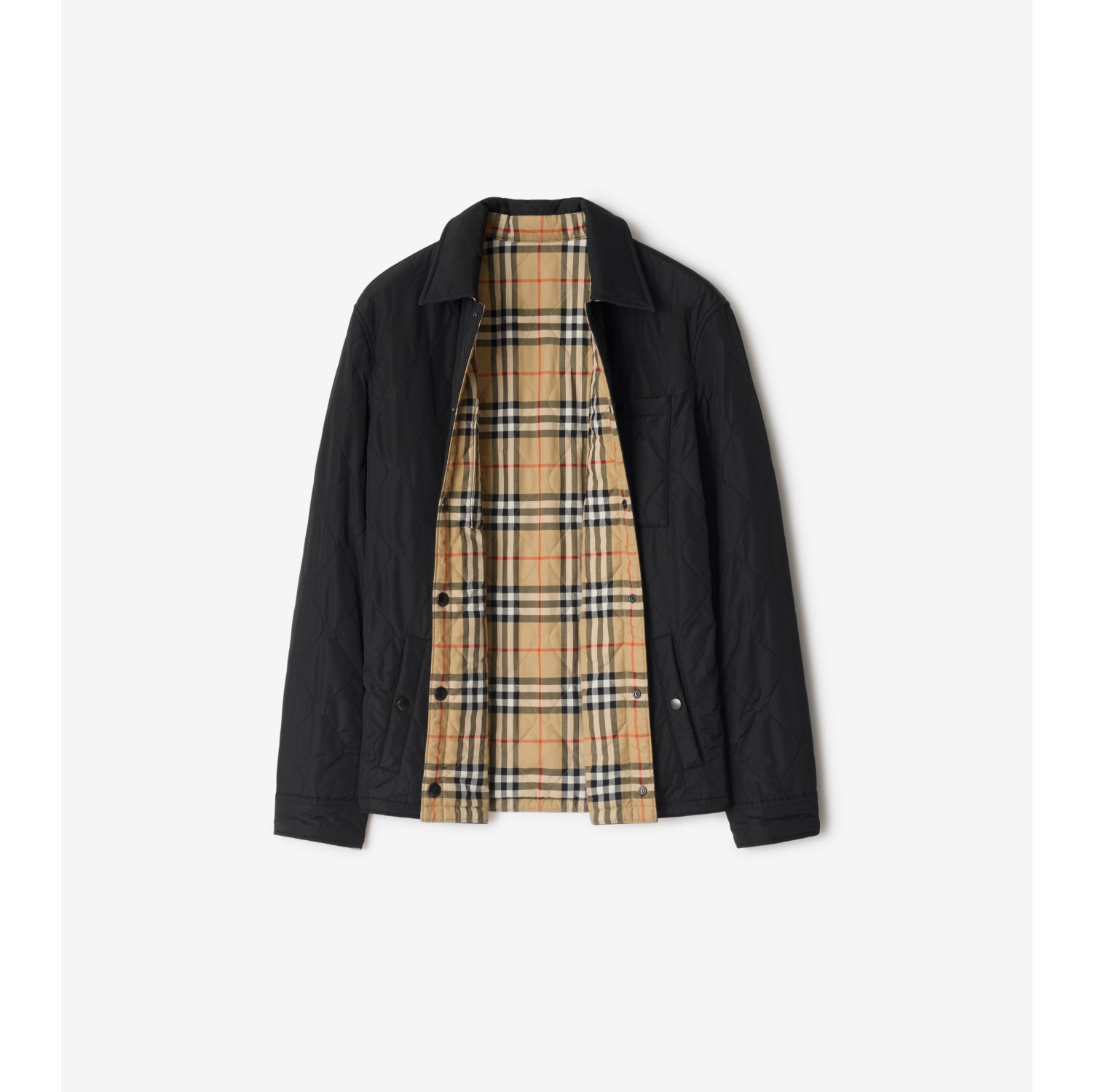 Reversible Quilted Nylon Overshirt