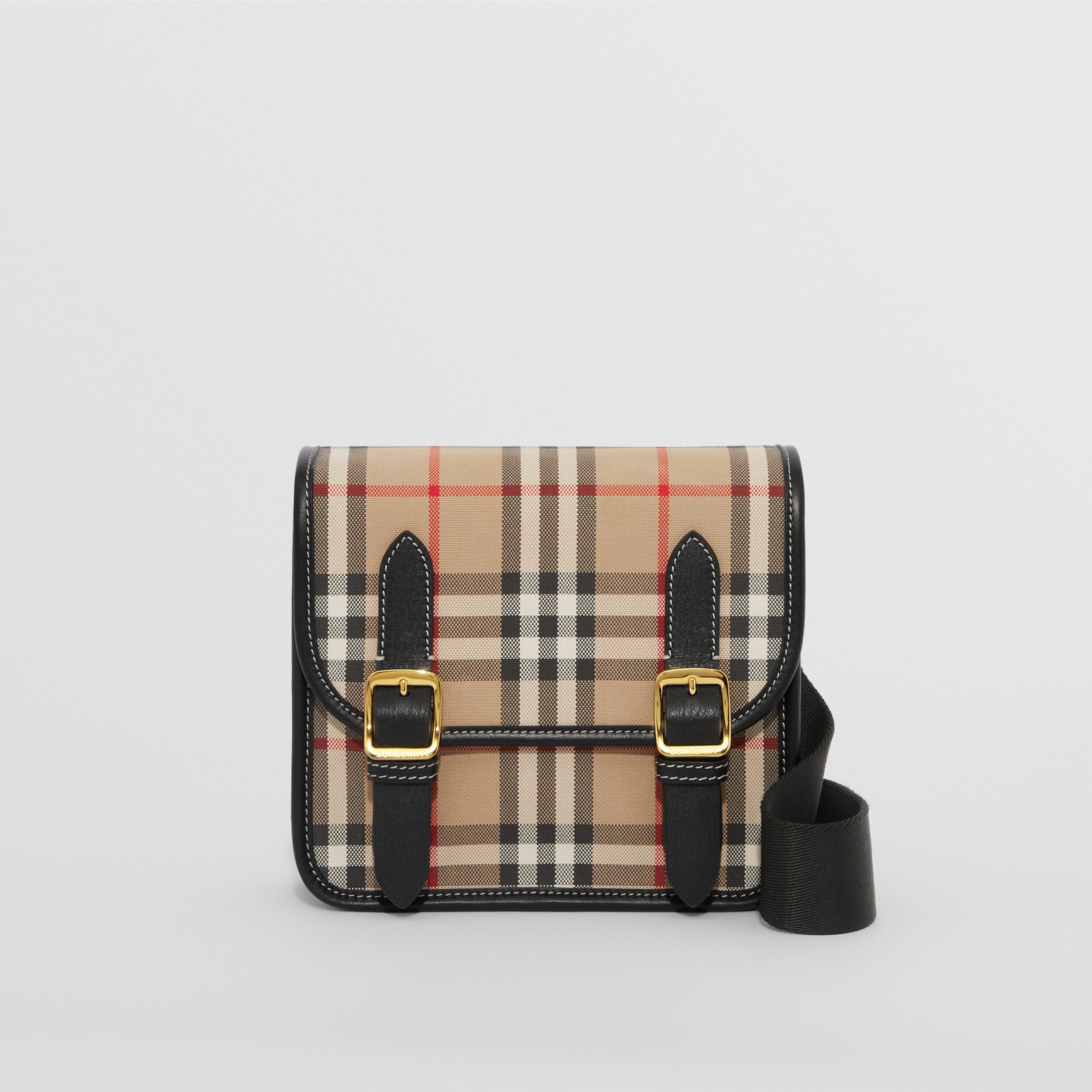 Vintage Check Cotton Crossbody Bag in Archive Beige - Children | Burberry® Official - 1