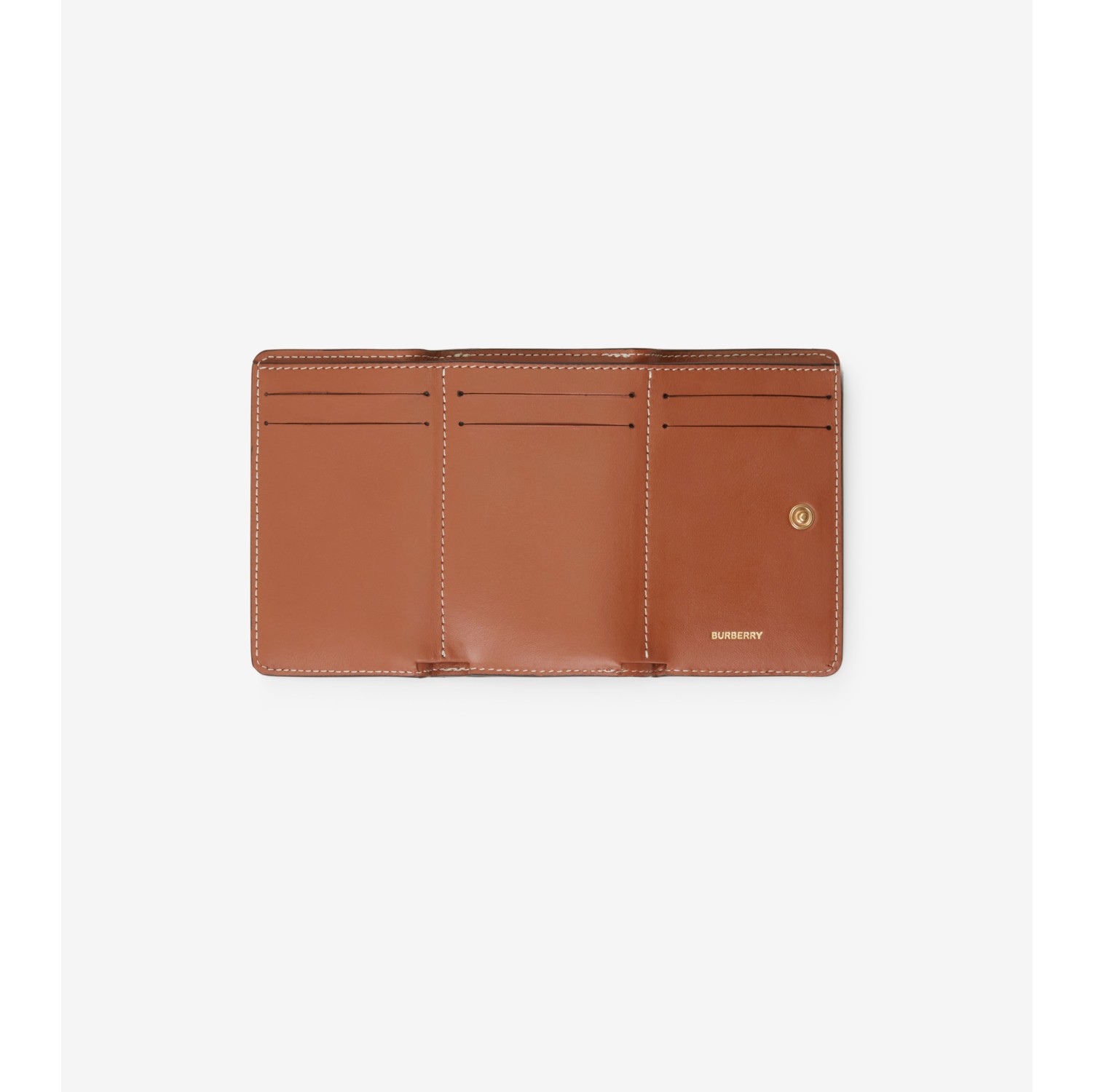 Small Check Folding Wallet
