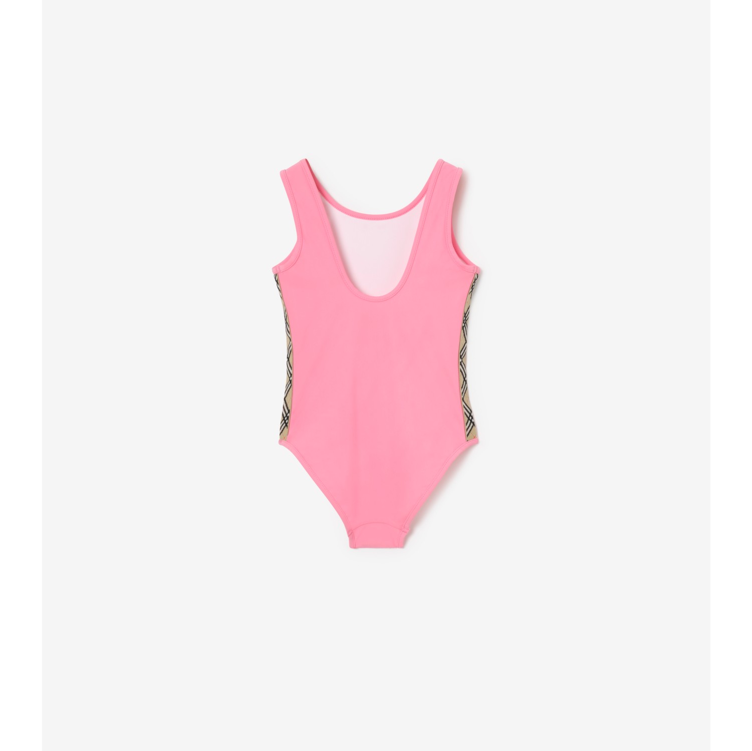 Check Trim Swimsuit